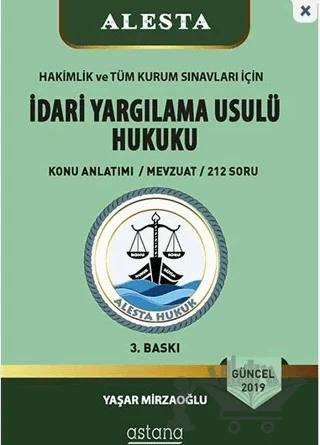 Alesta 2019 İdari Yargılama Usulü Hukuku