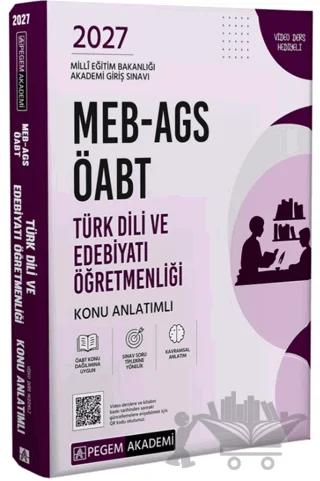 2027 MEB-AGS ÖABT Türk Dili ve Edebiyatı Öğretmenliği Konu Anlatımlı
