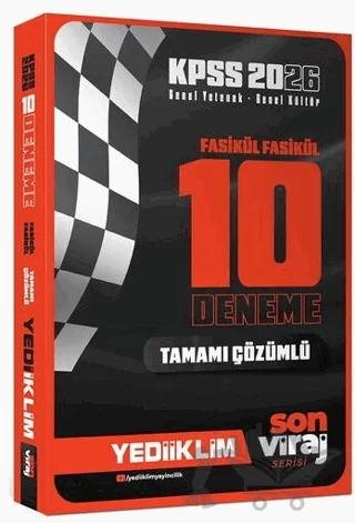 2026 KPSS Son Viraj Serisi GY - GK Tamamı Çözümlü 10 Fasikül Deneme