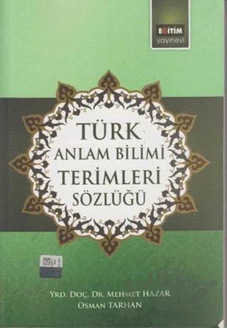 Türk Anlam Bilimi Terimleri Sözlüğü