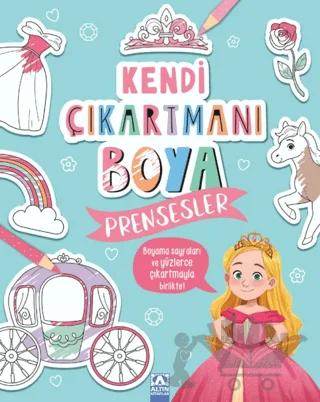 Kendi Çıkartmanı Boya - Prensesler