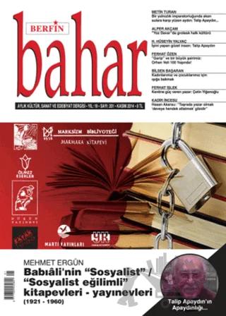 Berfin Bahar Aylık Kültür, Sanat ve Edebiyat Dergisi Sayı: 201