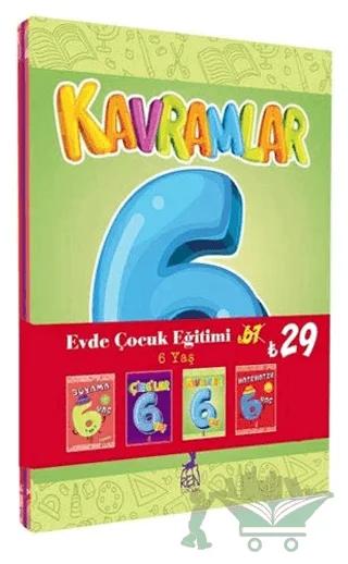 Evde Çocuk Eğitimi Seti 6 Yaş (4 Kitap Takım)