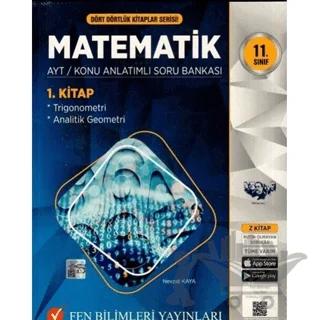 2021 11. Sınıf Dört Dörtlük Kitaplar Serisi Matematik AYT Konu Anlatımlı Soru Bankası (4 Kitap Set )