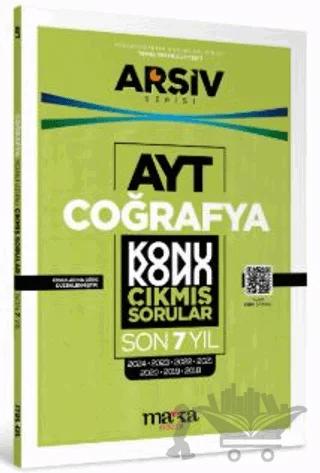 AYT Coğrafya Konu Konu Çıkmış Sorular Son 7 Yıl