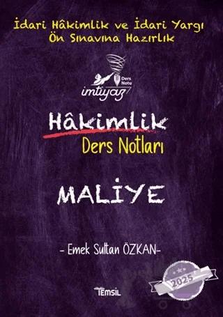 İmtiyaz Maliye Hakimlik Ders Notları