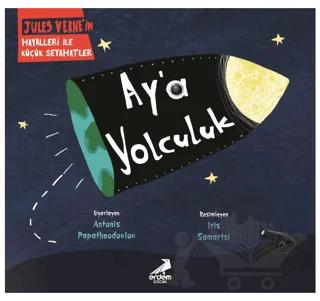 Ay’a Yolculuk – Jules Verne – Erdem Çocuk kitap kapağı