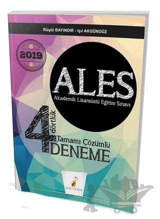2019 ALES Dört Dörtlük Tamamı Çözümlü 4 Deneme