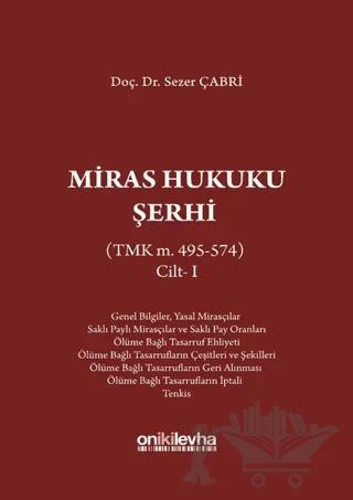 Miras Hukuku Şerhi Cilt 1