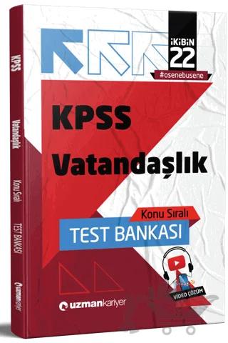 2022 KPSS Vatandaşlık Konu Sıralı Test Bankası