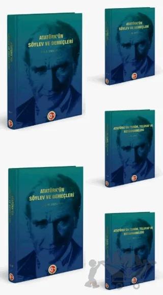 Atatürk'ün Söylev ve Demeçleri ve Atatürk'ün Tamim, Telgraf ve Beyannameleri (5 Kitap - Kutulu Set)