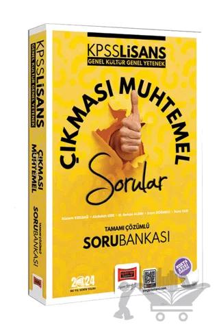 2024 KPSS GK-GY Çıkması Muhtemel Sorular Tamamı Çözümlü Soru Bankası