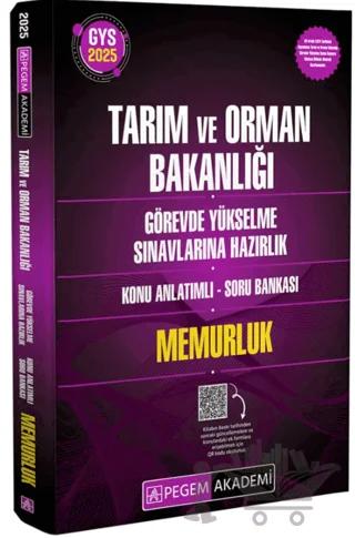 2025 Tarım ve Orman Bakanlığı Görevde Yükselme Sınavlarına Hazırlık Konu Anlatımlı Soru Bankası - Memurluk