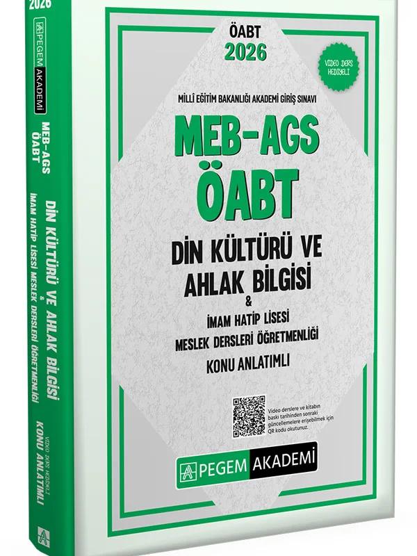 2026 MEB AGS ÖABT Din Kültürü ve Ahlak Bilgisi-İmam Hatip Lisesi Mes.Lisesi Öğr. Konu Anlatımlı