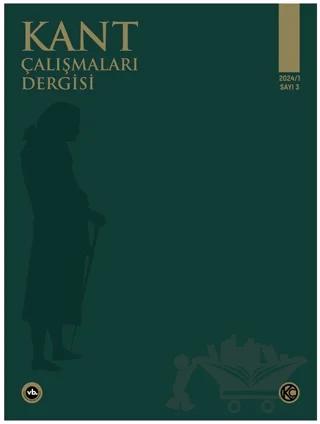 Kant Çalışmaları Dergisi Sayı: 3 - 2024