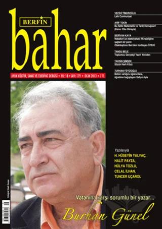 Berfin Bahar Aylık Kültür, Sanat ve Edebiyat Dergisi Sayı: 179