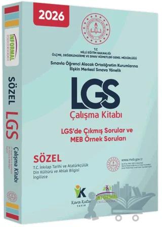 2026 8.Sınıf Tarih-Din-İngilizce MEB Örnek Soruları LGS Sözel Çalışma Kitabı