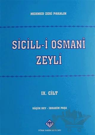 Sicill-i Osman-i Zeyli Cilt: 9
