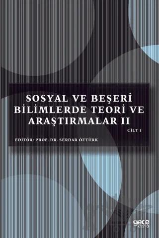 Sosyal ve Beşeri Bilimlerde Teori ve Araştırmalar 2 Cilt 1