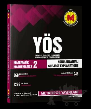 YÖS Matematik-2 Konu Anlatımlı-örnek Çözümlü)