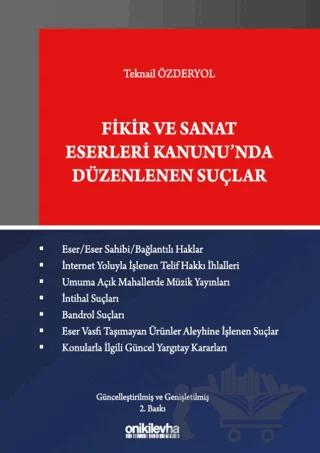 Fikir ve Sanat Eserleri Kanunu'nda Düzenlenen Suçlar