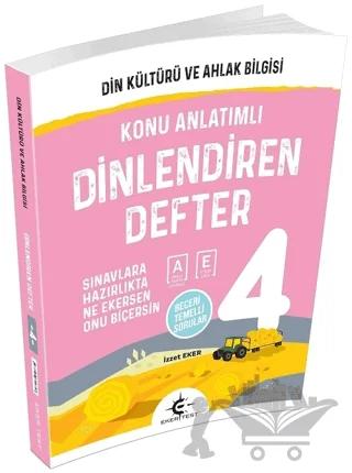 4. Sınıf Din Kültürü ve Ahlak Bilgisi Dinlendiren Defter