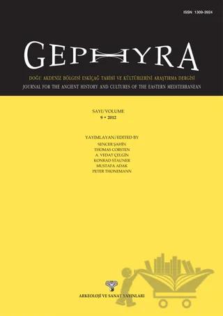 Gephyra Sayı 9 / Volume 9 - 2012