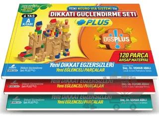 Dikkati Güçlendirme Seti Plus (3 Kitap Materyalsiz - 6 Yaş)