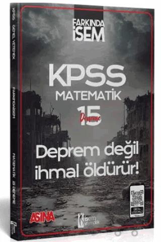 2024 Farkında İsem KPSS Aşina Matematik 15 Deneme