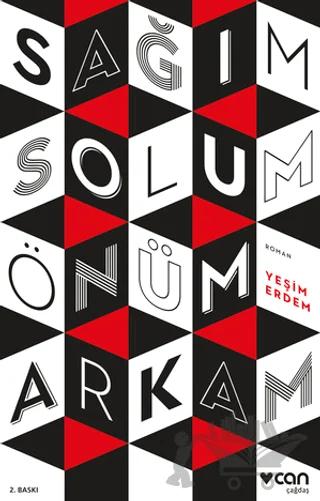 Sağım Solum Önüm Arkam – Yeşim Erdem – Can Yayınları kitap kapağı
