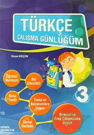 Türkçe Çalışma Günlüğüm 3 – Sinan Küçük – Gönül Yayıncılık kitap kapağı