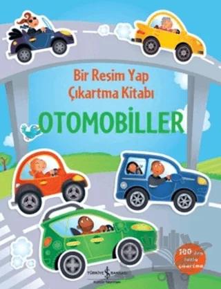 Bir Resim Yap Çıkartma Kitabı - Otomobiller