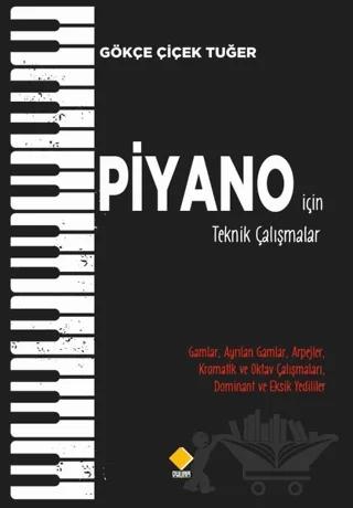 Piyano için Teknik Çalışmalar – Gökçe Çiçek Tuğer – Duvar Kitabevi kitap kapağı