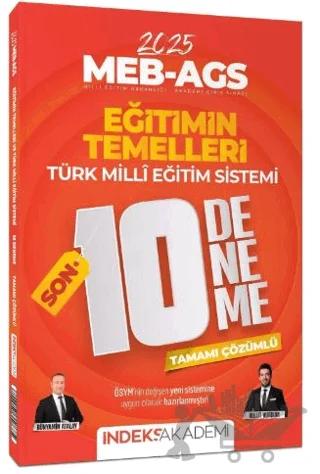 2025 MEB-AGS Eğitimin Temelleri ve Türk Milli Eğitim Sistemi SON 10 Deneme Çözümlü