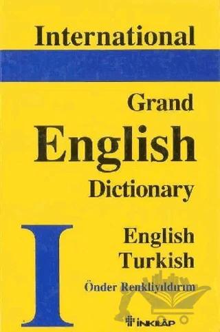 International Grand English Dictionary English - Turkish