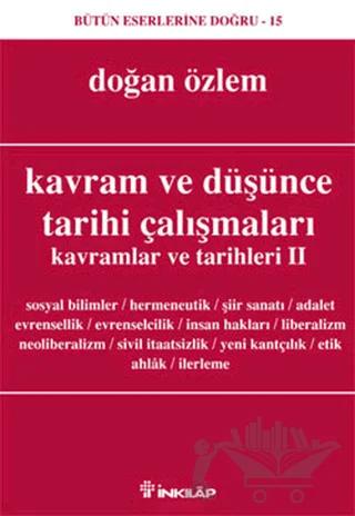 Kavram ve Düşünce Tarihi Çalışmaları Kavramlar ve Tarihleri 2