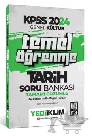 KPSS 2024 Genel Kültür Temel Öğrenme Tarih Tamamı Çözümlü Soru Bankası