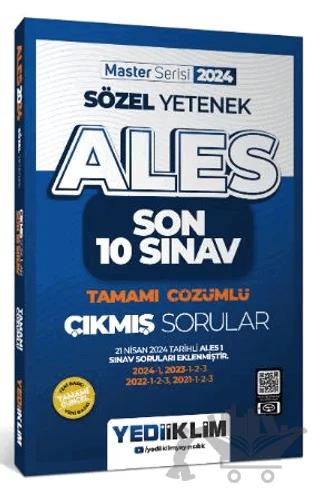 2024 ALES Sözel Yetenek Son 10 Sınav Tamamı Çözümlü Çıkmış Sorular