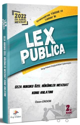 Lex Publica Ceza Hukuku Özel Hükümler Adli Hakimlik Mevzuat Konu Anlatımı