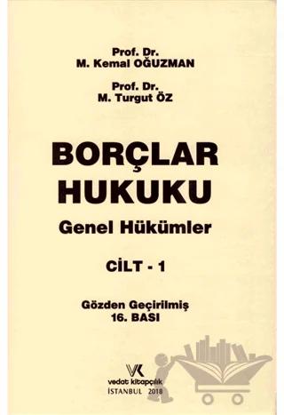 Borçlar Hukuku Genel Hükümler Cilt: 1