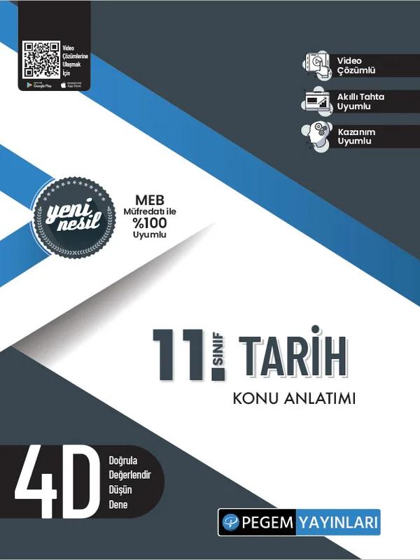 Pegem 11. Sınıf Tarih Konu Anlatımlı
