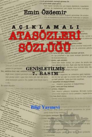 Açıklamalı Atasözleri Sözlüğü
