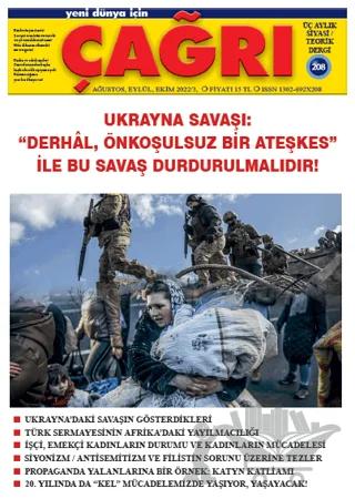 Yeni Dünya İçin Çağrı Dergisi Sayı: 208 Ağustos-Eylül-Ekim 2022