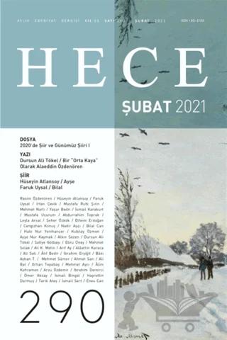 Hece Aylık Edebiyat Dergisi Sayı: 290 Şubat 2021