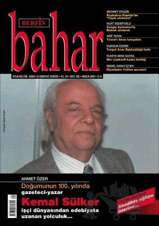 Berfin Bahar Aylık Kültür Sanat ve Edebiyat Dergisi Sayı: 262 Aralık 2019
