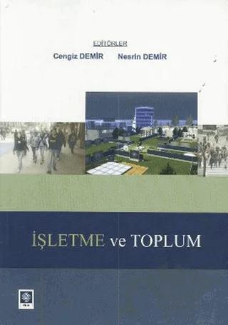İşletme ve Toplum – Kolektif – Ekin Basım Yayın kitap kapağı