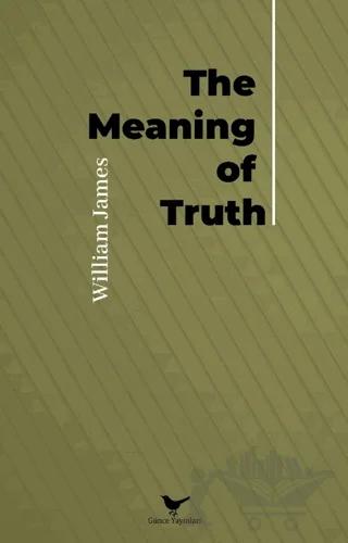 The Meaning of Truth – William James – Günce Yayınları kitap kapağı