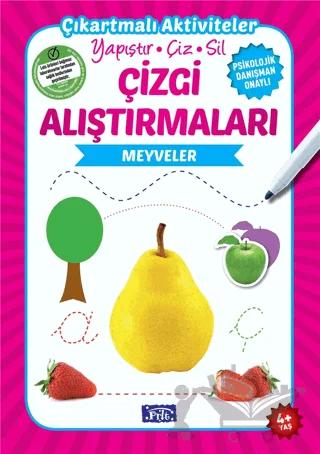 Çizgi Alıştırmaları - Meyveler (4 Yaş)