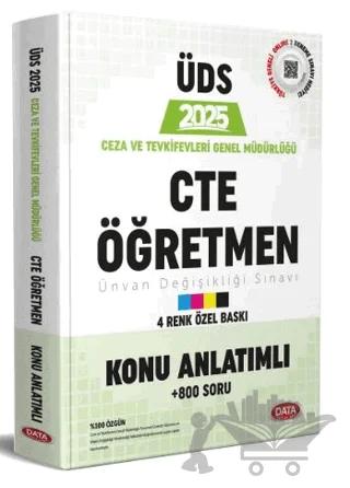 2025 Ceza ve Tevkifevleri CTE Öğretmen ÜDS Hazırlık Kitabı – Kolektif – Data Yayınları kitap kapağı