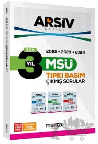 Son 3 Yıl MSÜ Arşiv Serisi Çıkmış Sorular Tamamı Video Çözümlü